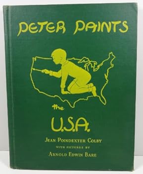 Hardcover Peter paints the U.S.A Book