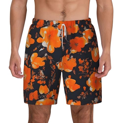 Lot de shorts de bain pour homme floral imprimé séchage rapide pour le sport