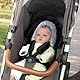 INFANZIA 2-in-1 Baby Sitzverkleinerer mit Gurtpolster Universal für alle Kinderwagen Buggy, Neugeborenen Einsatz, Kopfstütze für Babyschale und Autositze, Extra Weich(Schwarzes Set - Kurzflor)