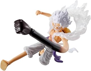 TAMASHII NATIONS- ワンピース - S.H.Figuarts モンキー・D・ルフィ -ギア5 未来島エッグヘッド- PVC＆ABS製 約155mm 塗装済みフィギュア