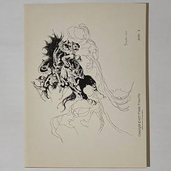 Amazon.co.jp: 希少 1977 THE FRANK FRAZETTA/フランクフラゼッタ 複製