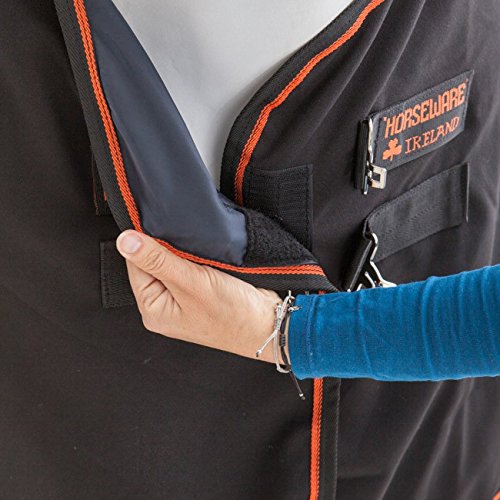 Couverture Rambo Ionique Stable Premium Black Orange Stripe 5 43 - 4