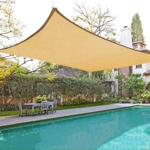Couverture d'ombrage nette 90% d'ombre toile beige avec œillets renforcés PEHD
