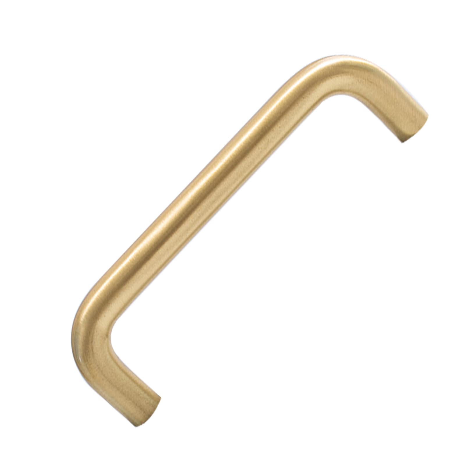 Niusabou One Color Bow Pulls Door Handles, Brass Copper Cabinet Drawer Door Pulls Handles Multiple Hole Distances2pcs(Hole Distance 96Mm)