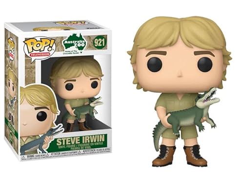 Funko Pop Crocodile Hunter + Protector: Pop! TV Vinyl Figure (Gift Set Bundled with ToyBop Brand Box Protector Collector Case) (Steve Irwin with Crocodile)