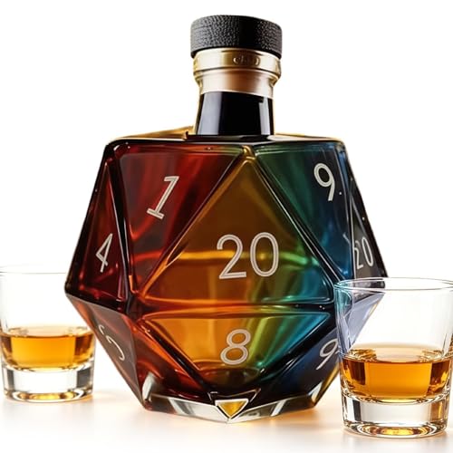 Botella decantadora de whisky, utensilios de cocina coleccionables, decantador de licor, para restaurante, barbacoa, hogar, , hotel, bodas, bar, hombres, padre, novio, abuelo, marido