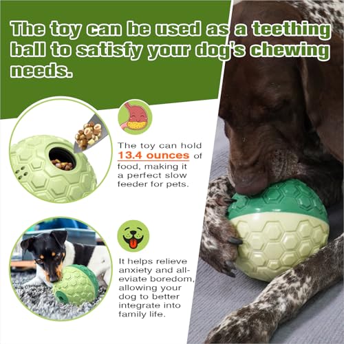 KADTC Dog Treat Dispenser, XL-Size, Wobble Giggle Ball, Roll Herding Egg, Tough Chew Toy for Large Aggressive Chewers, Interactive Indoor & Outdoor Play — view 6