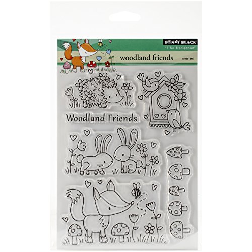 Penny Black 30-278 Woodland Friends Transparent Stamp Set