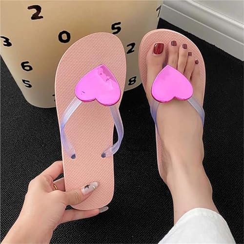 Flip Flops for Women Women Flip Flops Holiday Waterproof Seaside Sandals PVC Vacation Beach Slippers Outdoor4