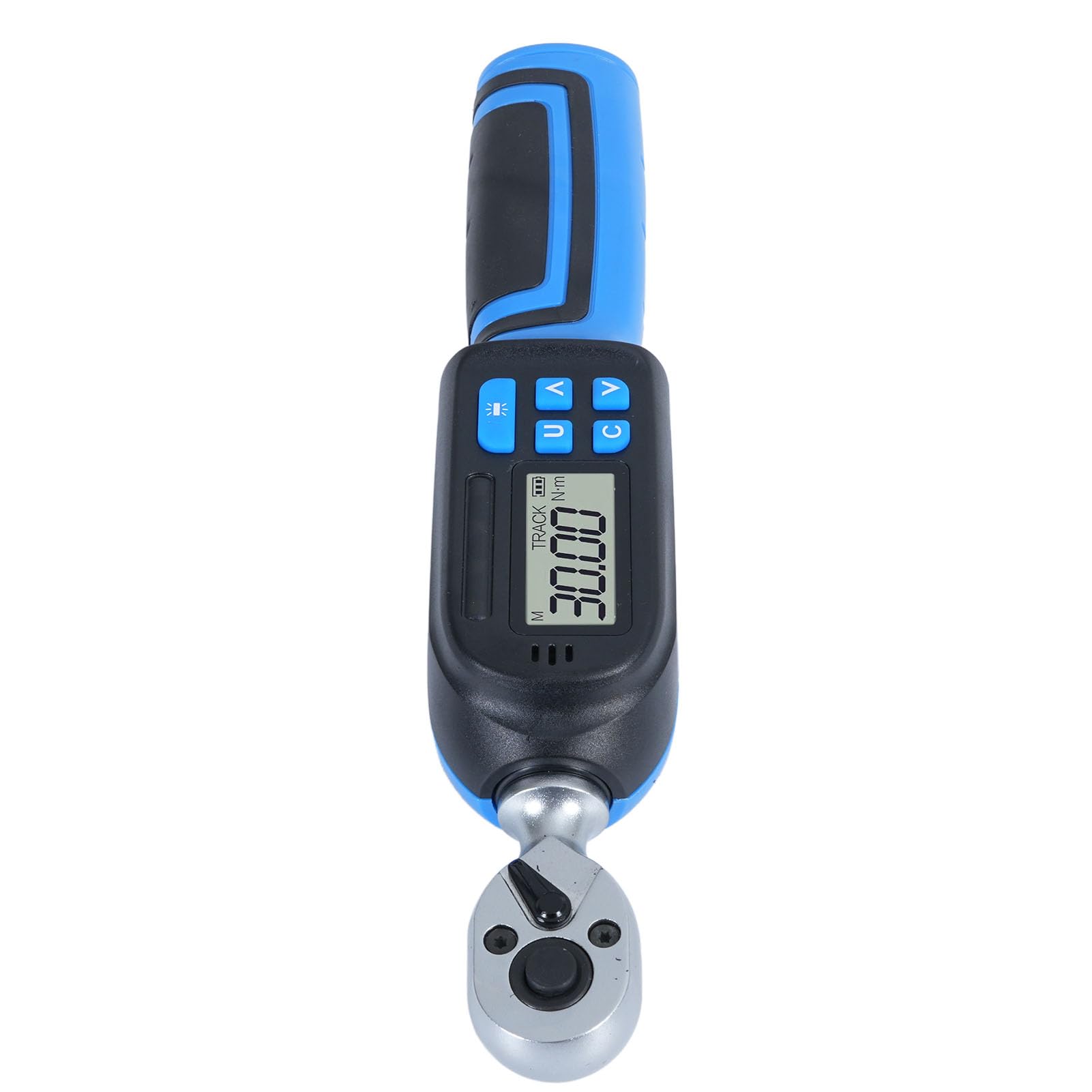 RiToEasysports Chiave di Torsione Digitale da 1/4 Pollici Chiave di Torsione Elettronica da 1,5 a 30 N·m con Cicalino di Memorizzazione Dati Traccia Picco LCD LED per Riparazione Auto Moto