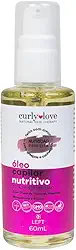 Curly Love Óleo Reparador de Pontas Nutritivo para Cabelos Cacheados e Ondulados, 60 ml