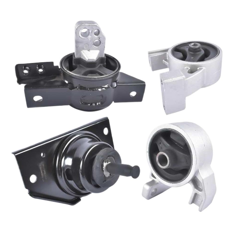 Motor and Transmission Mount Set 4PCS Compatible with Accent Rio Rio5 L4 1.6L 2006 2007 2008 2009 2010 2011