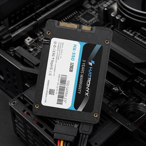 Image of HX-550 128GB 2.5 Inch SATA III Internal SSD with Micron 3D NAND | Up to 559MB /s Read & 510MB /s Write | High Speed SSD for Laptop Desktop Upgrade | 3+3 Year's Extended Warranty