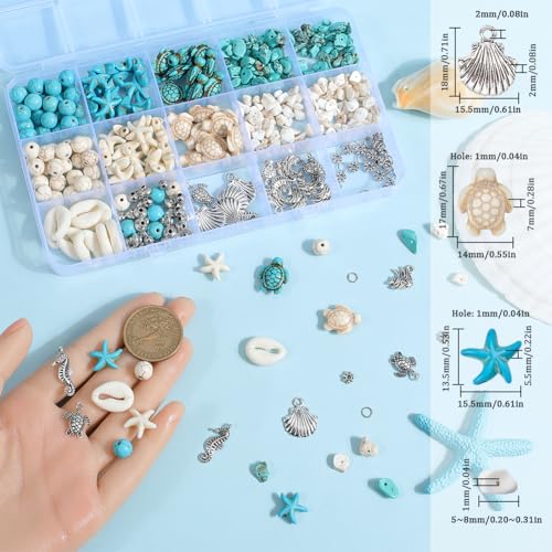 Cuentas de caballito de mar turquesa: el surtido completo para tus joyas 4