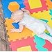 BalanceFrom 36-Pack 12x12 Inches EVA Interlocking Foam Play Tile Mat, Multicolored – 0.4-Inch Thick Non-Slip Puzzle Flooring for 36 Square Feet in Playroom, Nursery, or Playpen at Home