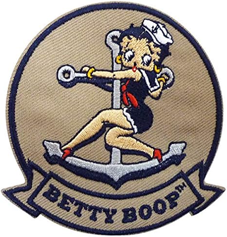Amazon ベティちゃん の ワッペン セーラー 005 Betty Boop アイロン接着 パッチ アップリケ アメリカンキャラクター グッズ マリン 画像 カスタム ほつれ 修理 アメリカン雑貨 ワッペン アップリケ 通販