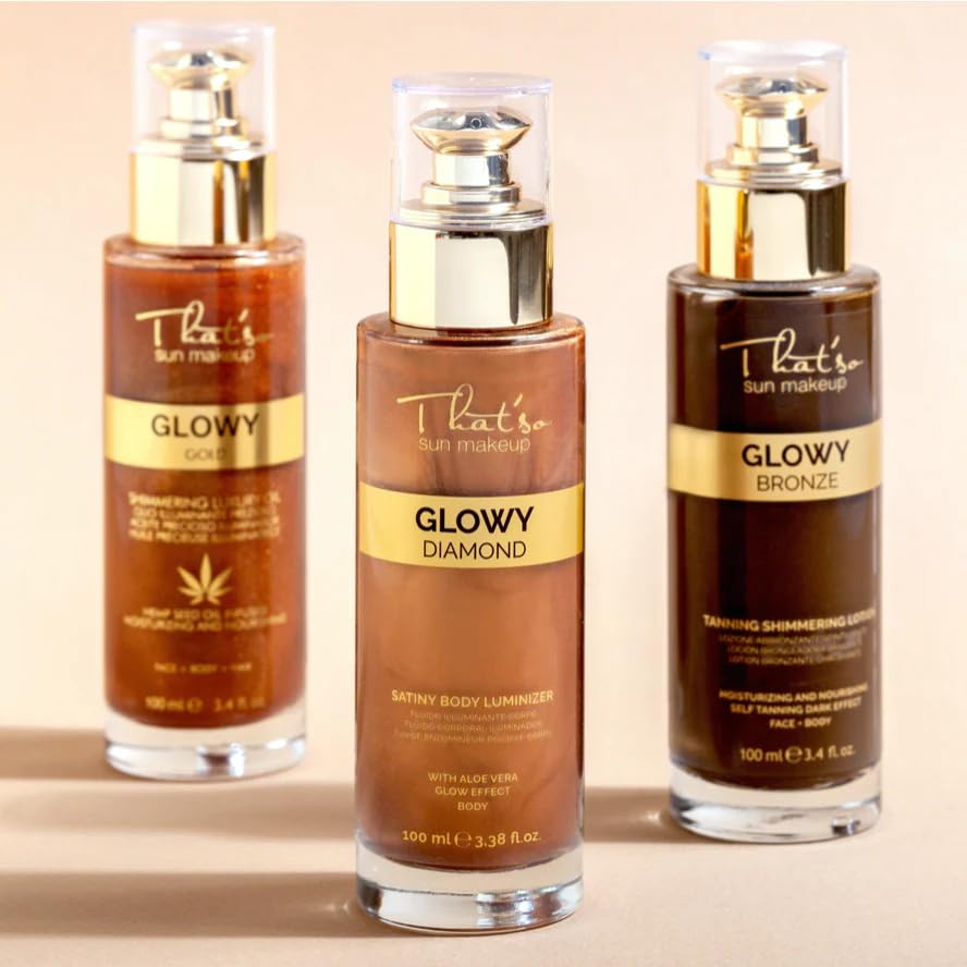 That'so Glowy Bronze - Tanning Emulsion with Foam Effect - with Aloe Vera Juice, Sweet Almond Oil and Shea Butter - 100 ml - Image 4