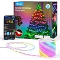 Govee Christmas Lights 66ft, Smart RGBIC Christmas String Lights App-Controlled, 125+ Scene Modes, IP65 Waterproof, Sync with Music, Works with Alexa, Lights for Christmas Decorations Indoor Outdoor