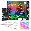 Govee christmas lights 66ft smart rgbic string lights app controlled 125 scene modes ip65 waterproof sync with music works with alexa holiday party decorations indoor outdoor  urban country home decor