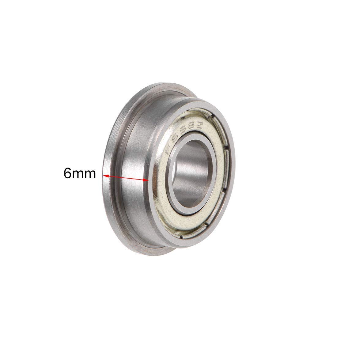 Cuscinetto A Sfera In Acciaio Inox SS-698-ZZ In Miniatura, 8 X 19 X 6 Mm - Foto 3