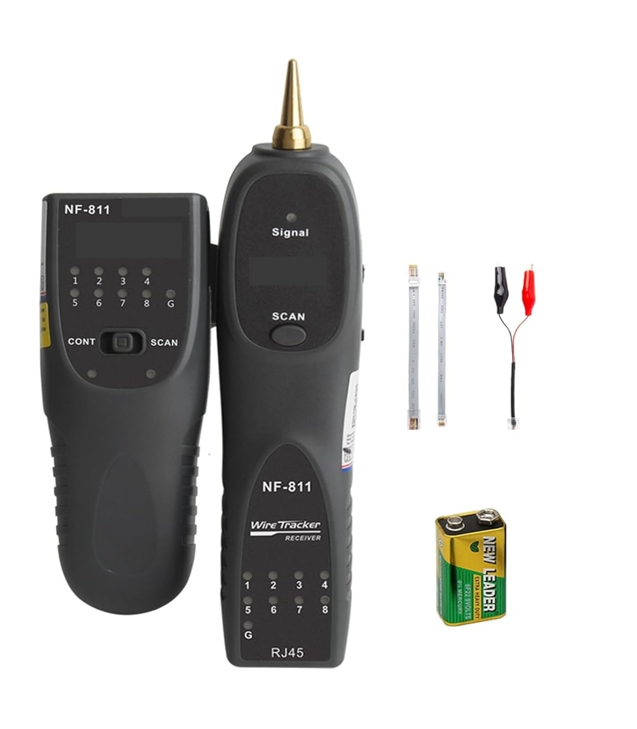 NF-811 Network Cable Tester RJ11 RJ45 Telephone Wire Tracker Toner Ethernet Cable Line Continuity Test Tool