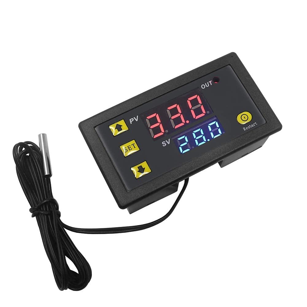 DHRUV-PRO W3230 AC 110 to 220V - LED Digital Temperature Controller Thermostat - Heating Cooling Con (B09MSKRSS4) Amazon Price History, Amazon Price Tracker