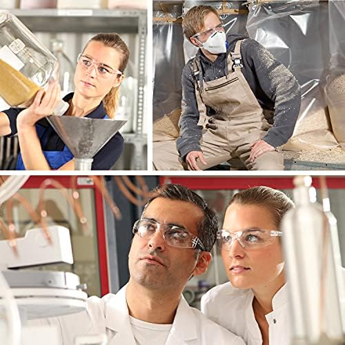 Dräger Safety Goggles X-pect 8320 | Anti-Fog & Anti-Scratch | 1 Pair Eye Protective Workplace Spectacles for Professional or Personal Use | For Construction, Laboratory, Chemicals