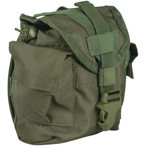 FOX OUTDOOR PRODUCTS Modular Any 1 Quart Canteen Cover - Multi-Purpose Tactical Backpack Pouch w/Pockets, 6.5