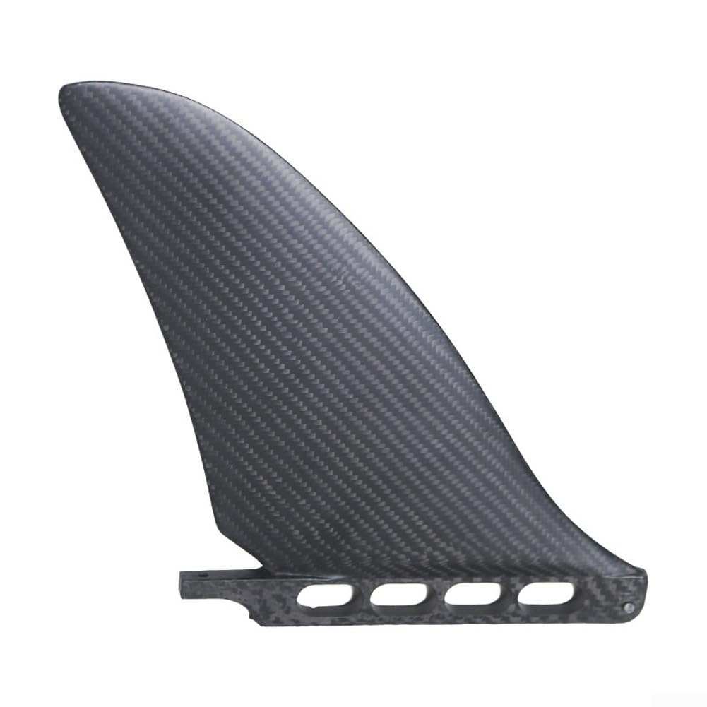 Honseadek All Carbon Fiber Surf Fin, Racing Paddleboard Fin for Speed and Stability, Lightweight Fish Tail Ruder Competition Surfboard Accessory