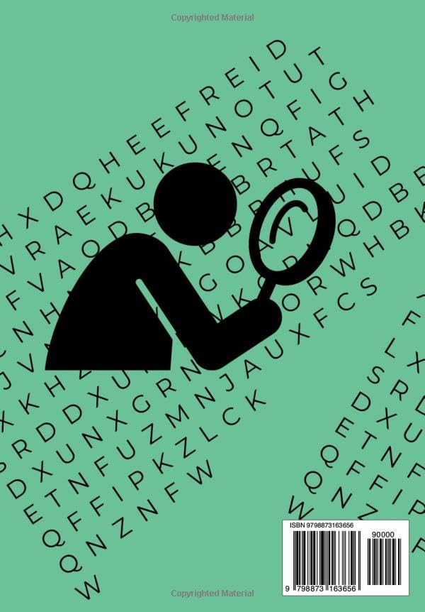 Word Search: 125 Page Puzzle Book; 6x9 Inch - Image 2