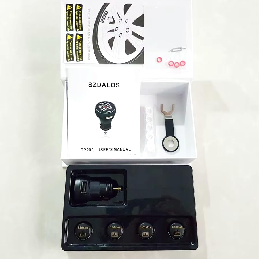 Amazon | zmart SZDALOS TPMS タイヤセーフ TP200 LCDワイヤレス