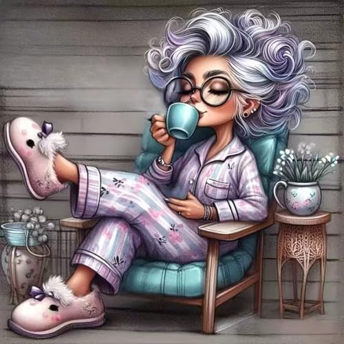 5D Diamond Art Kits for Adults,Grandma Diamond Painting Kits 14 X 14 inch