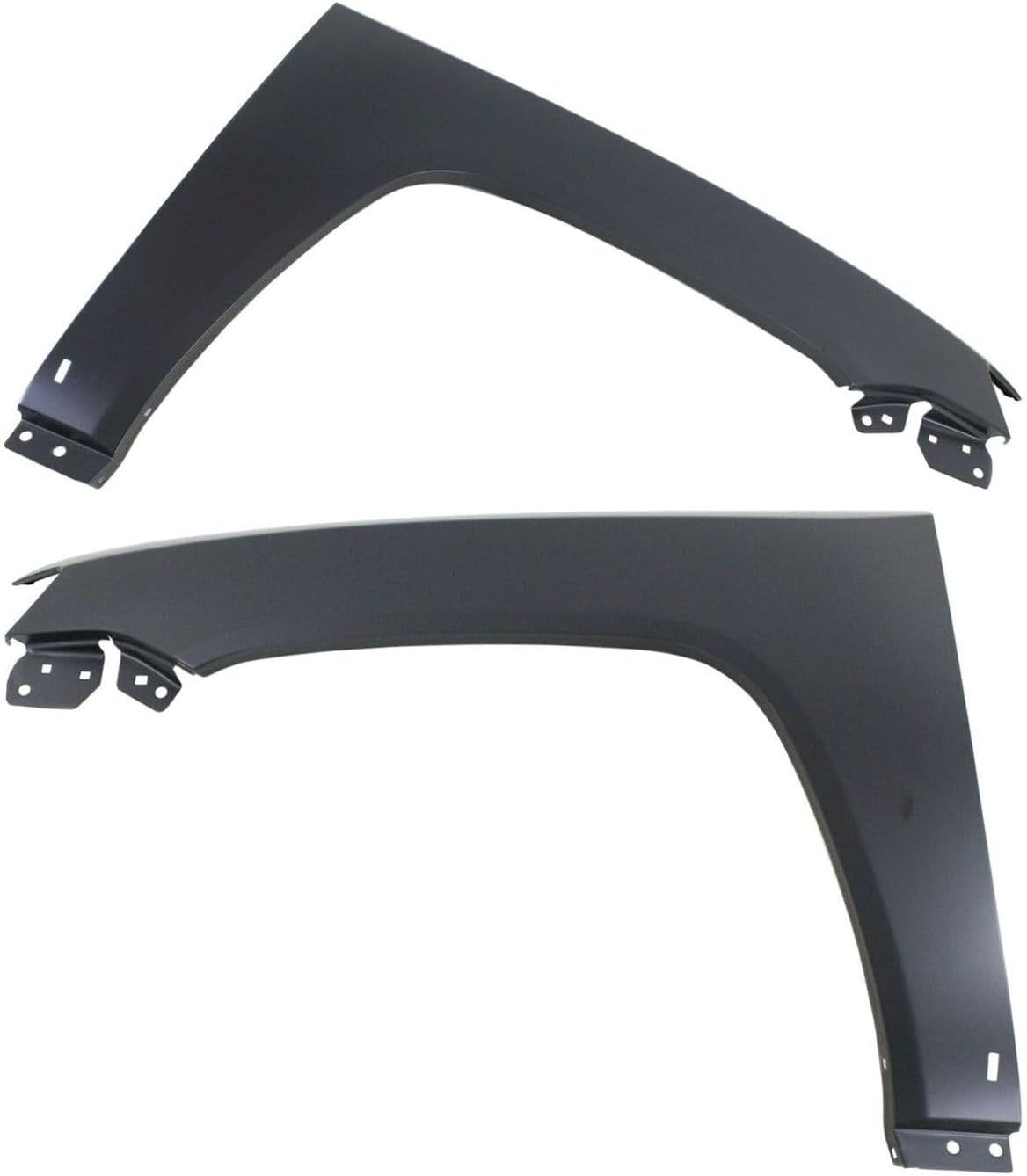 Quarter Panel Set of 2 Front Right Left Primed Steel without Holes Repair Patch for Jeep for Compass Edition 12 & /Limited/Sport 11-North 13-17 Car