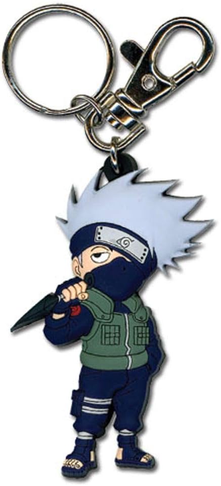 Naruto Shippuden SD Kakashi PVC Keychain,2"