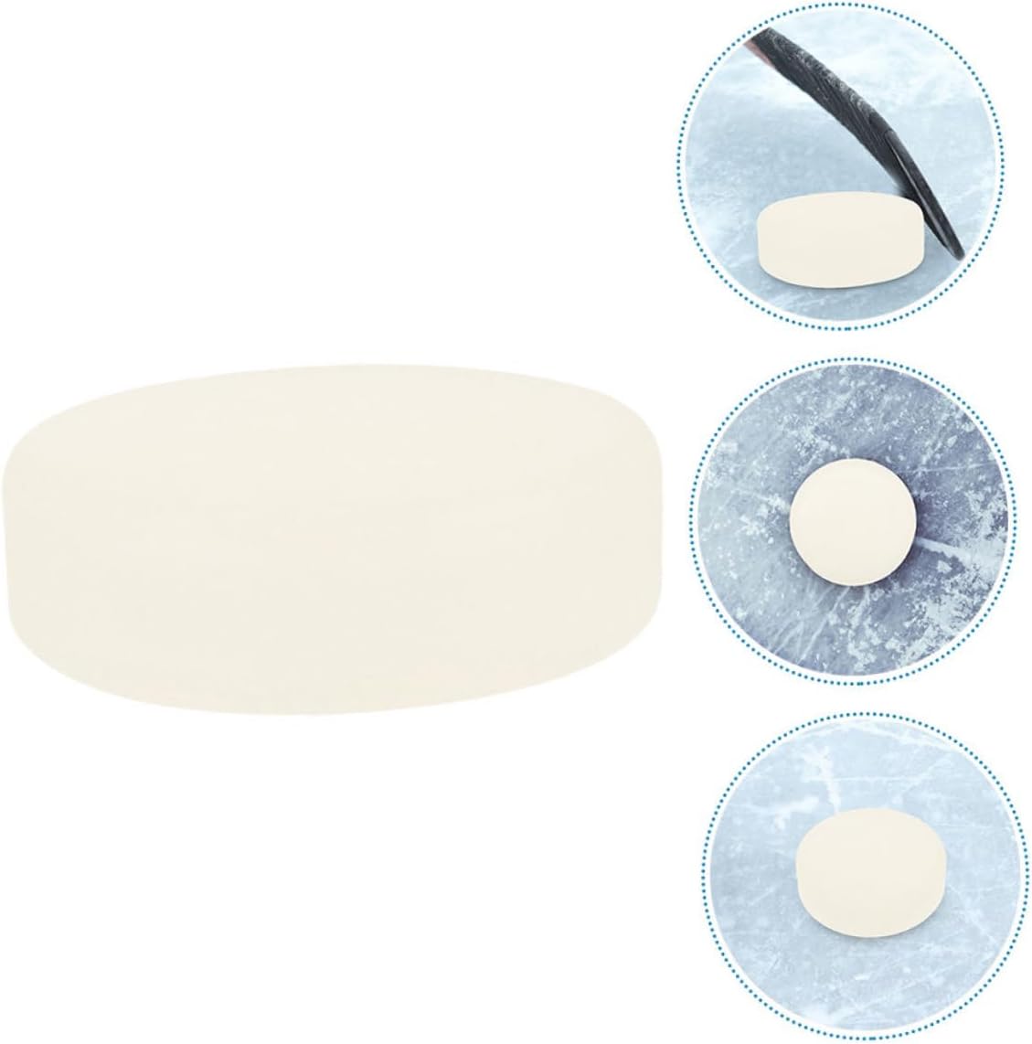 UPKOCH 6pcs PVC Ice Hockey Pucks for Training Enhance Skills Performance Versatile Practice Competition Accessory Durable Design for All Players