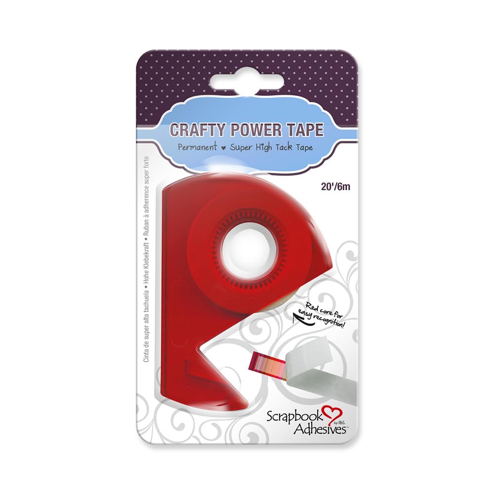 Scrapbook Adhesives Translucent By 3L Crafty Power Tape Dispenser