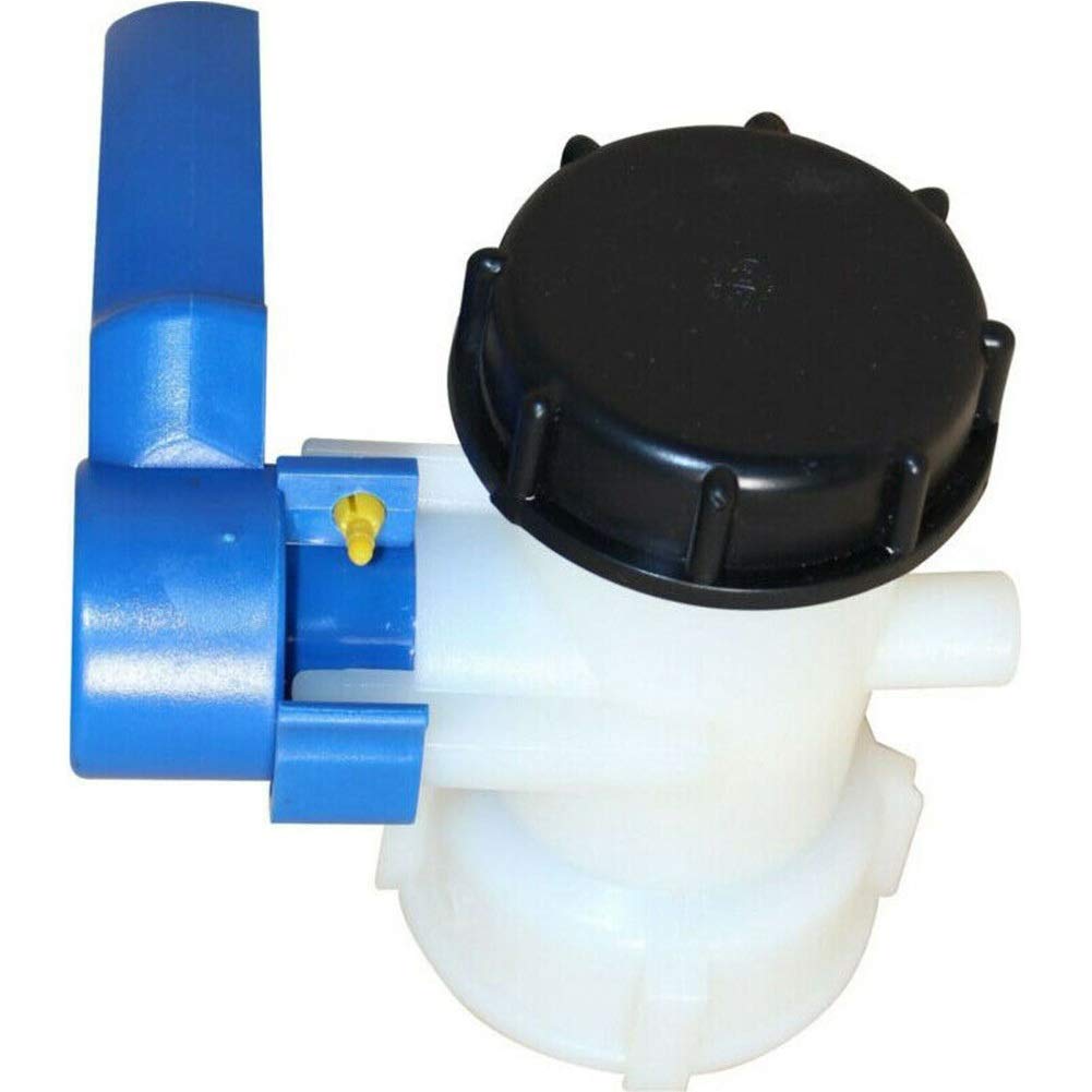 Conector de Manguera de Control de jardín de plástico Adaptador de Tanque Total Resistente a la corrosión Accesorios para grifos de jardín Shut Off Conector de Agua Universal para jardín