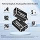 Fokky DA Wandler, 192kHz DAC Konverter Digital Analog Wandler, 1 m Cinch-Kabel für linken und rechten Kanal + Glasfaserkabel Digital to Analog Audio Converter für HDTV DVD Blu-ray Sky Spielekonsole