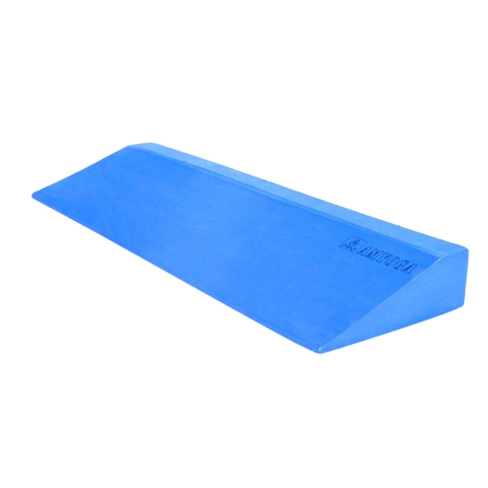 Harilla 1x Yoga Blocks Squat Wedge Stretch Accessories EVA Support Inclined Plate Balance Supportive Foam for Exercise Wrist Strength Fitness Gym, Blue