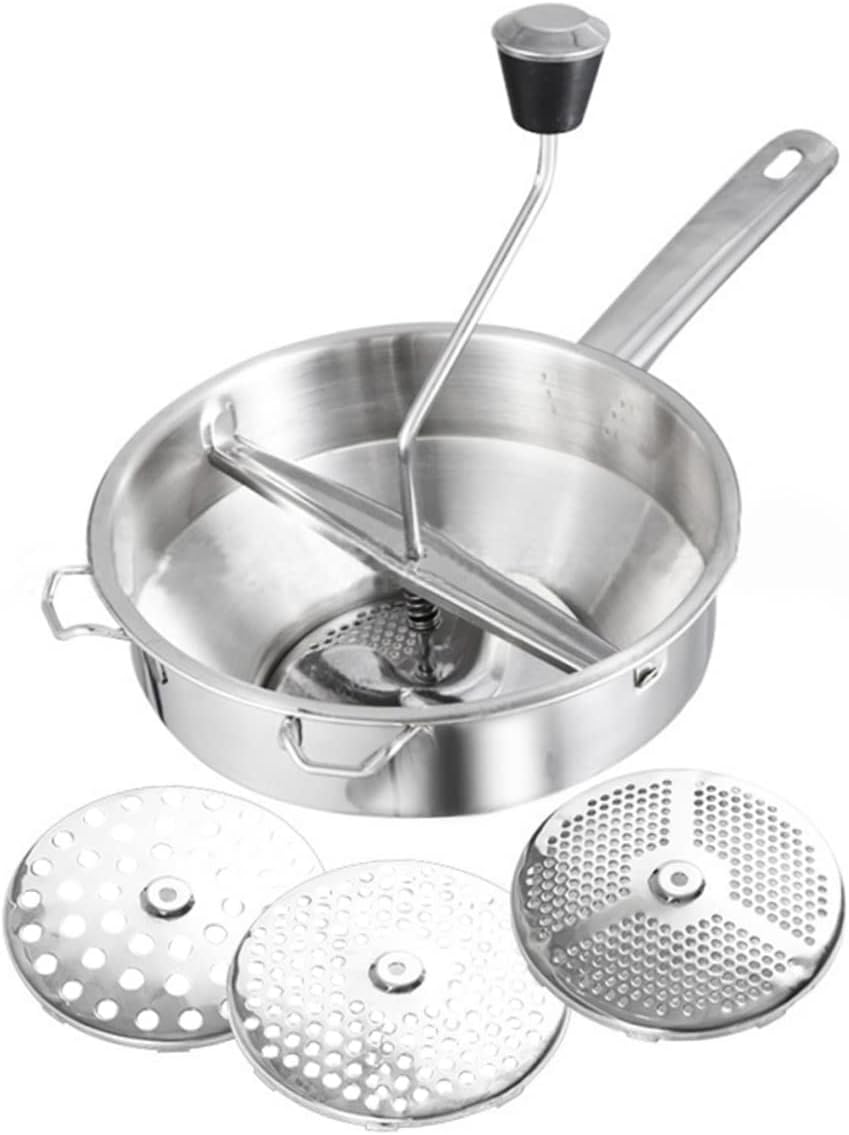 Ciieeo Stainless Steel Food Stirrer and Potato Mash Tool Ergonomic Design for Effortless Blending of Fruits and Vegetables Easy to Clean Kitchen Gadget