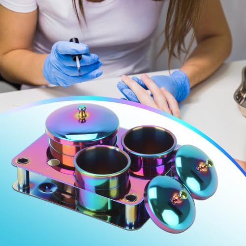 3 Piezas Equipos para Arte de Uñas Acero Inoxidable miniatura 4