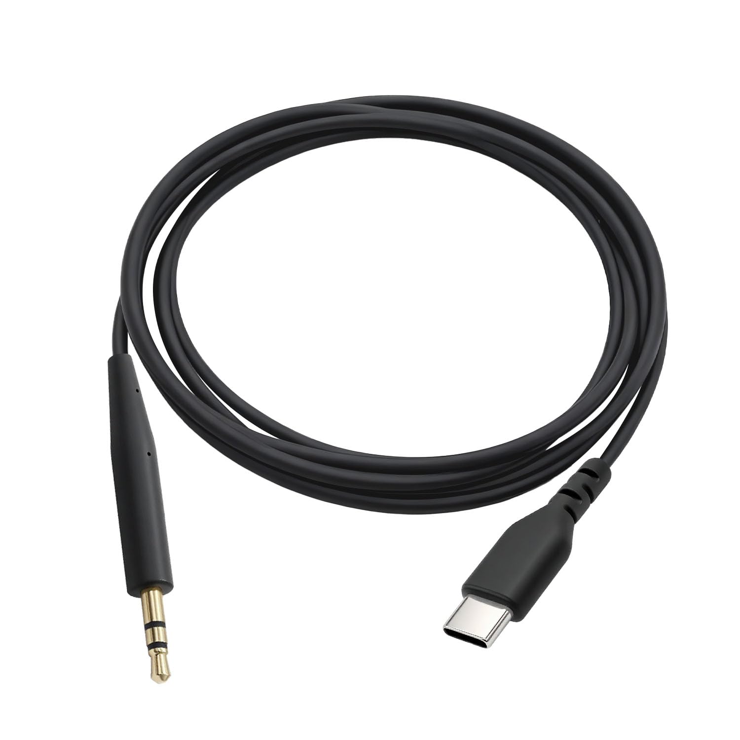 USB-C to 2.5mm Audio Cable Replacement for Bose 700/QC45/QC Ultra, Compatible with Multiple Brands (Black)