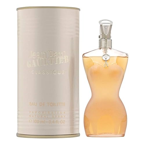 Jean Paul Gaultier Classique Perfume por Jean Paul Gaultier para mujer personal Fragancias, Eau de Parfum Atomizador 3.3 oz (97.59 ml)