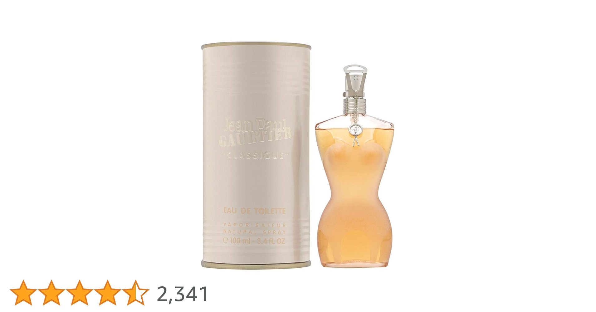 香水(女性用) Jean Paul Gaultier Classique 100ml Jean Paul Gaultier Classique for Women Eau De toilette Spray