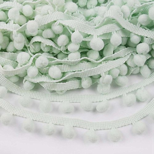 Lace Fabric 5 Yard 1cm Sewing Accessories Pompom Trim Pom Pom Decoration Tassel Ball Fringe Ribbon