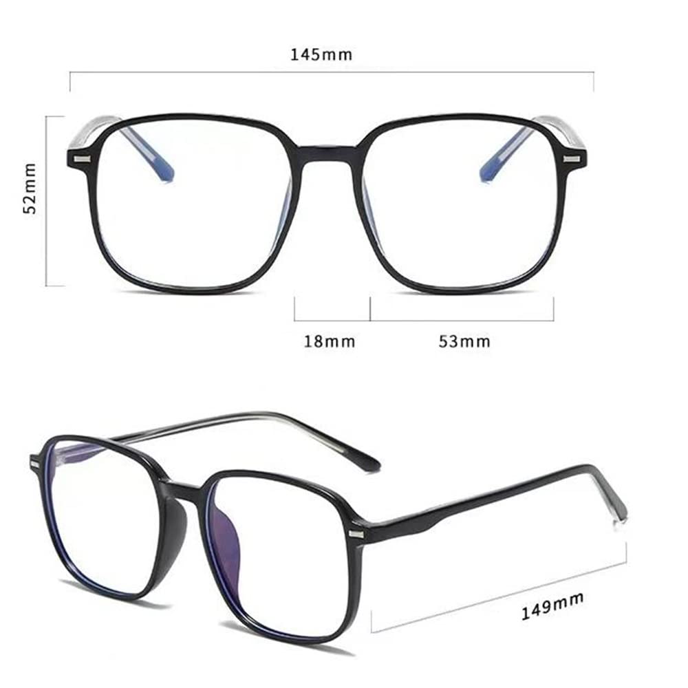 XUAN Gafas De Lectura Fotocromáticas Gafas De Sol De Lectura Bifocales Gafas De Lectura Cuadradas Grandes para Vista Cansada (Size : +2.5)