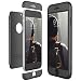 Produktbild CE-Link für iPhone 6/iPhone 6S Hülle Hardcase 3 in 1 Ultra Dünn 360 Full Body Schutz Schutzhülle Anti-Kratzer Elegant Stoßfest Hart PC Skin Rückdeckel Glatte Rückseite Bumper Handyhülle - Schwarz