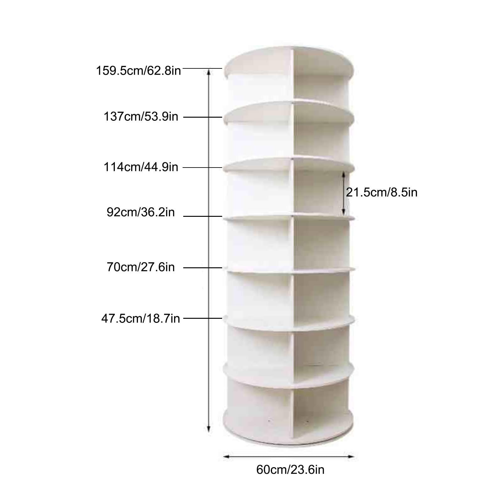 Zapatero giratorio – Organizador vertical de zapatos que ahorra espacio para entrada, dormitorio y sala de estar
