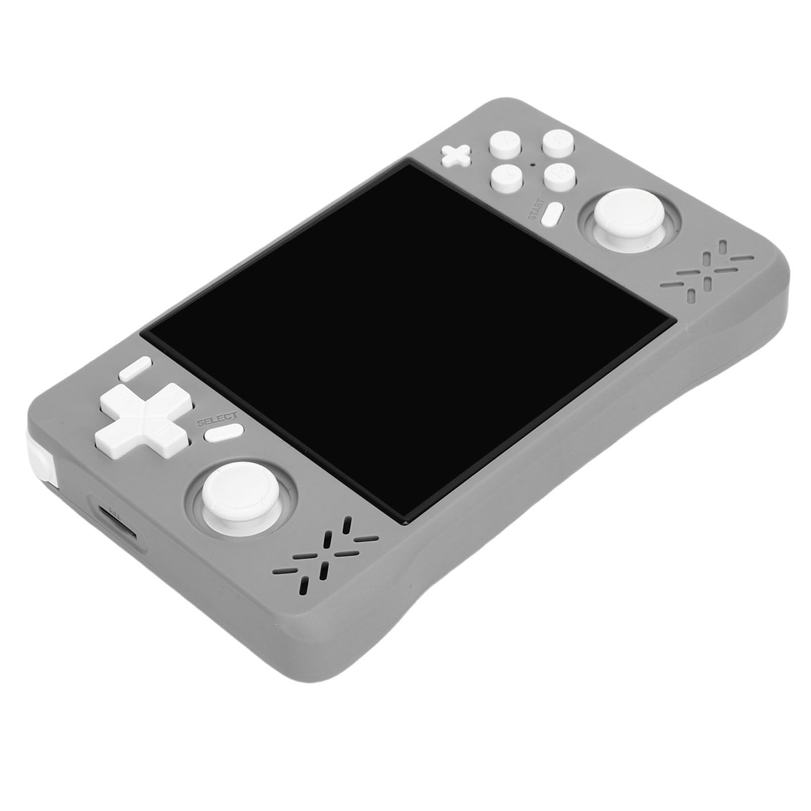 Vikye XF40H Handheld Game Console, 4in Retro Games -Konsole, Wiederaufladbare Klassische 4000 -mAh -Doppel -Joysticks -Handheld -Gaming -Konsole (Grey #13)