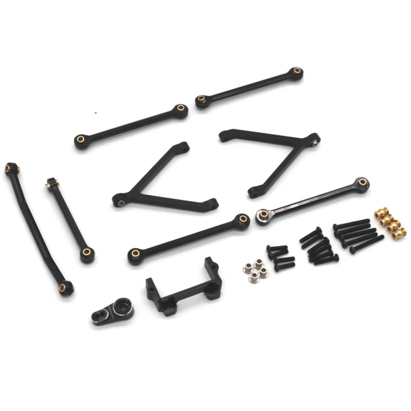 Rc Special Connecting Rod for FMS for FCX24 1/24 Metal Pull Rod Set RC Remote Control Car Off-Road Tracked Vehicles Parts and Accessories Upgrades Replacement and Use